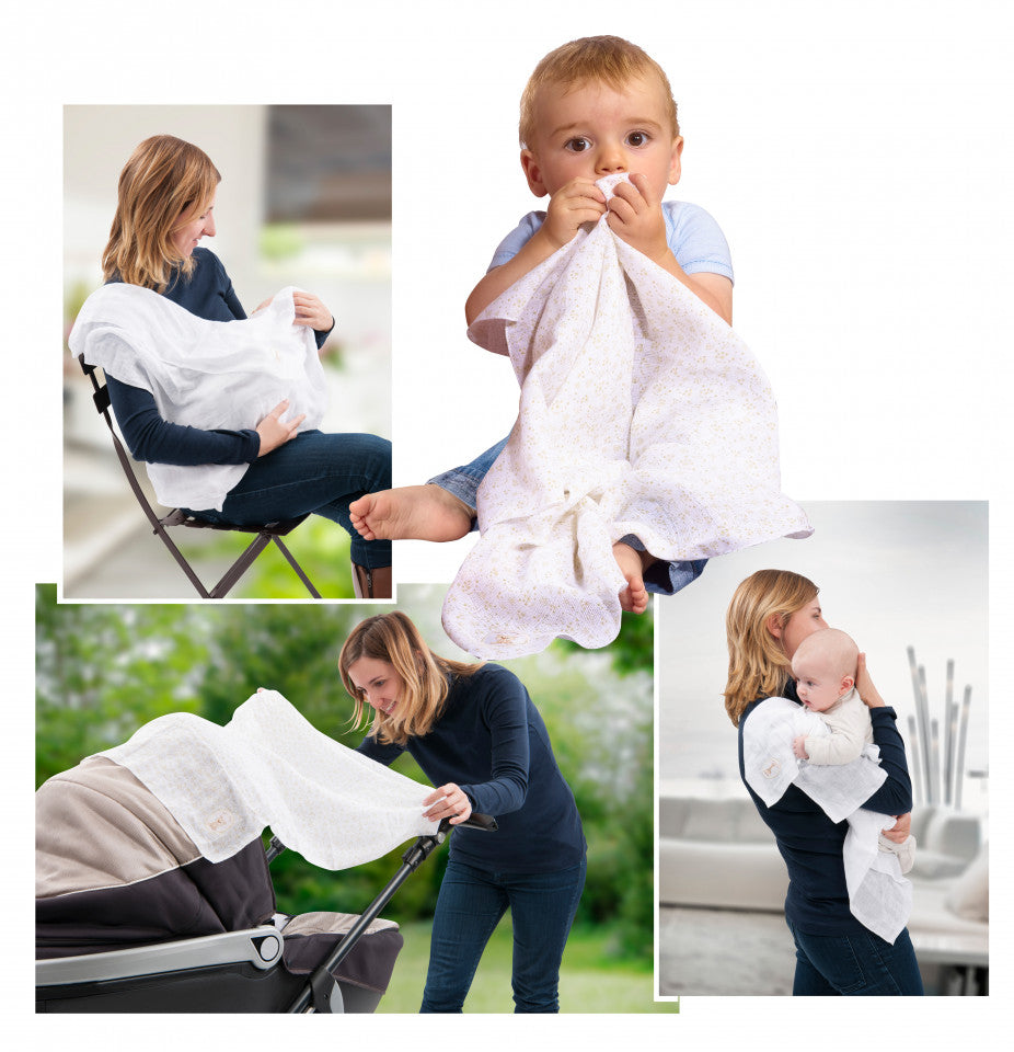 Vulli set 4 scutece din bumbac 70x70 cm 0m+