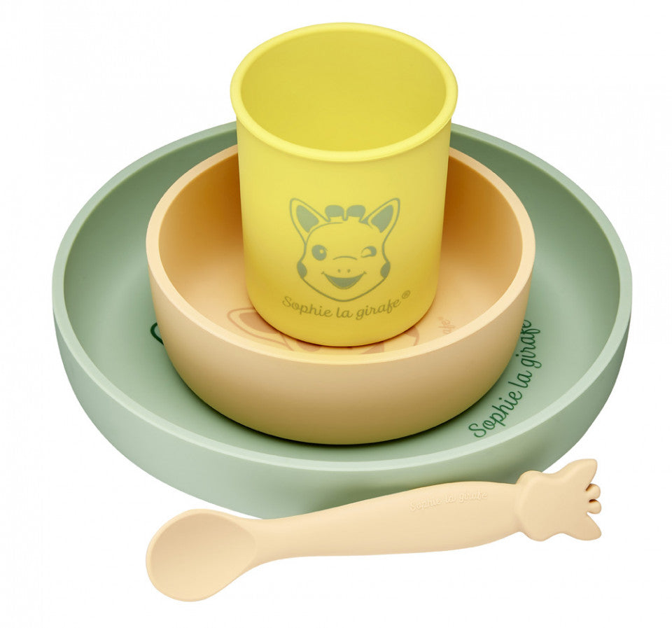 Vulli set de masa silicon Girafa Sophie 6m+