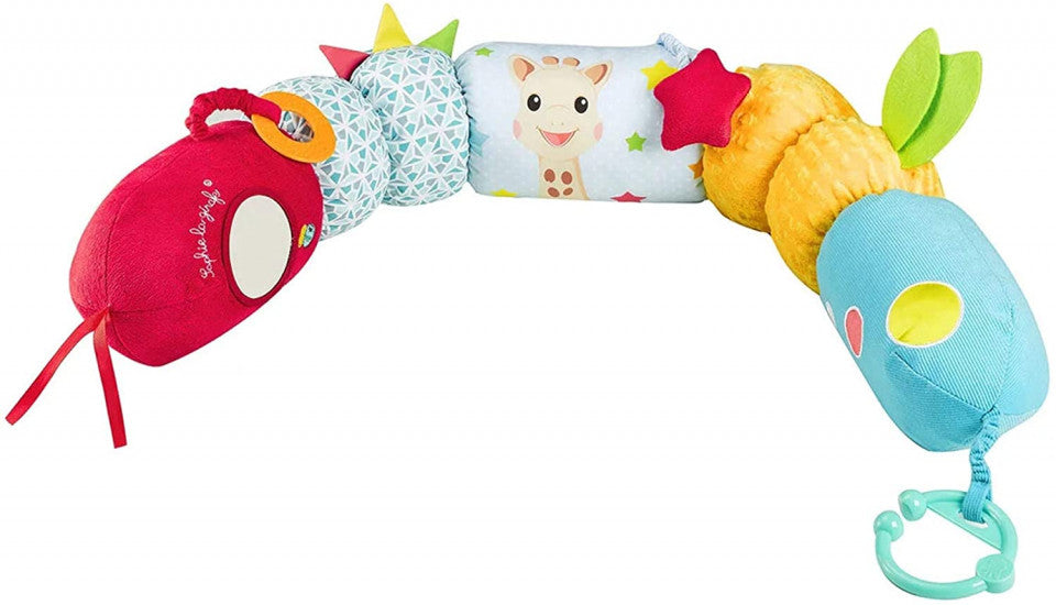 Vulli jucarie perna cu activitati girafa Sophie 6m+ 240123 01