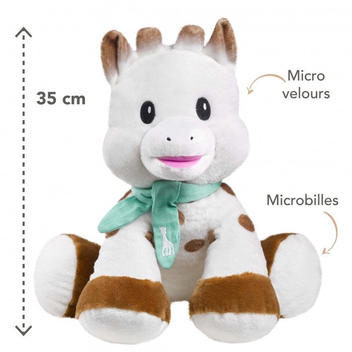 Vulli jucarie plus Girafa Sophie pufoasa maxi 35 cm 0m+ 03