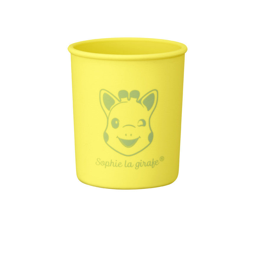 Vulli pahar silicon Girafa Sophie 6m+, Galben 010004