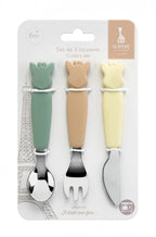 Vulli set 3 tacamuri cu maner silicon girafa Sophie 6m+ 010005 02