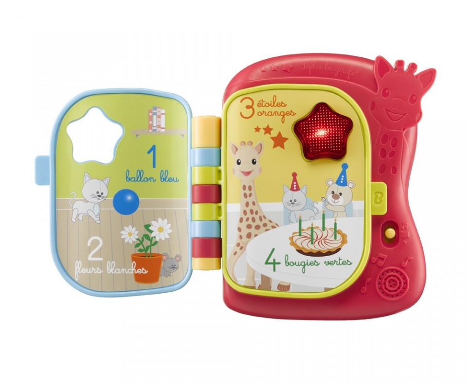 Vulli Sophie carte muzicala cu lumini 6m+ 230804 03