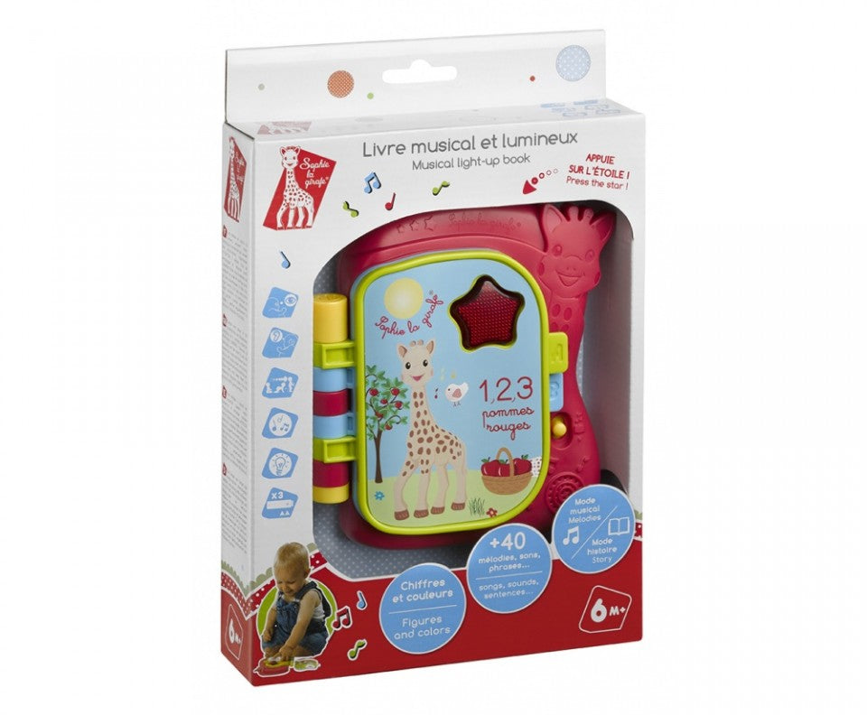 Vulli Sophie carte muzicala cu lumini 6m+ 230804 04
