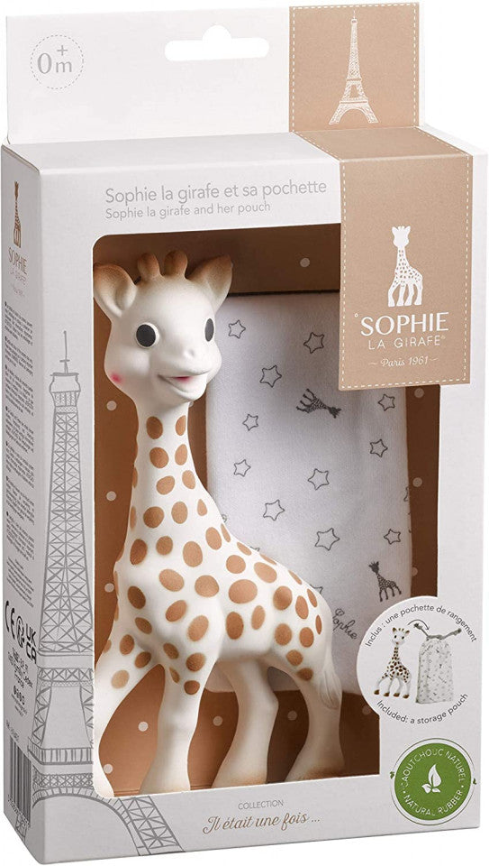 Vulli Sophie Girafa Sophie si saculet de transport  01