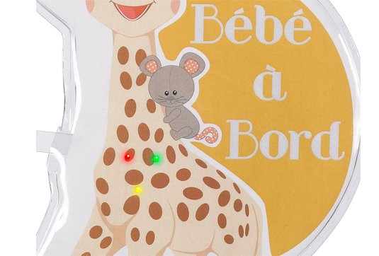 Vulli Sophie semnal luminos cu LED Baby on Board Bebe 03