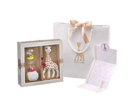 Vulli Sophie set cadou Sophie-sticat Girafa Sophie  02