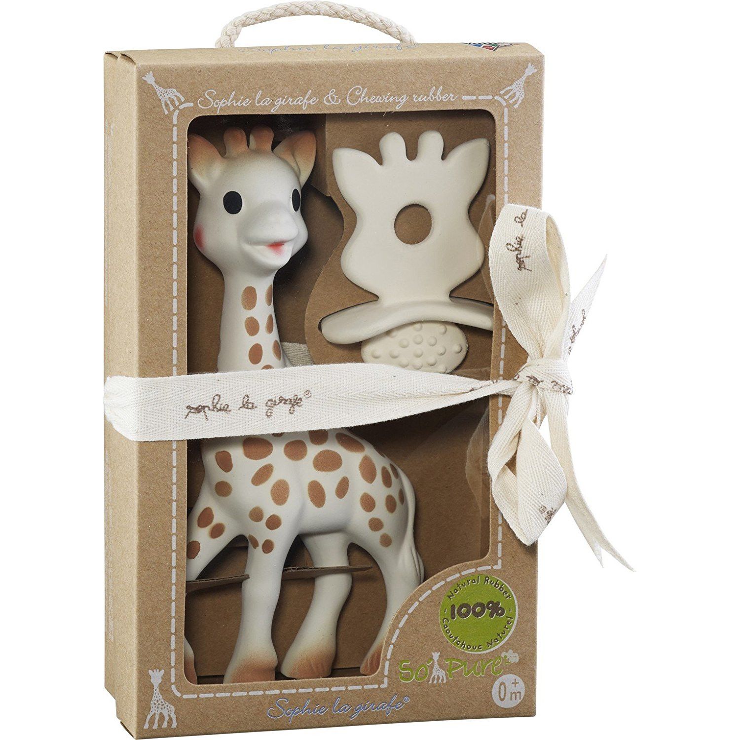 Vulli Sophie So Pure Girafa Sophie 17 cm + figurina in cutie  01 Imagine principală a produsului
