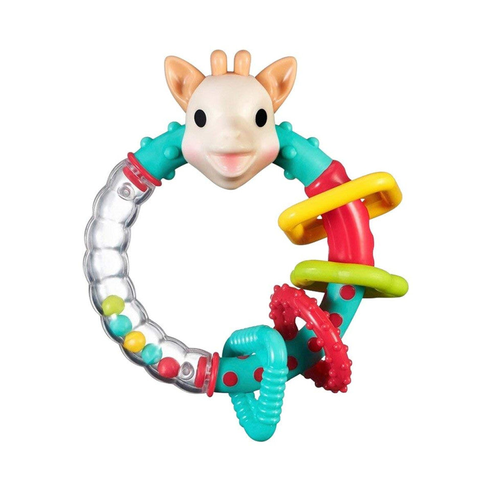Vulli zornaitoare multi-texturata Girafa Sophie 3m+ Multicolora 01 Imagine principală a produsului