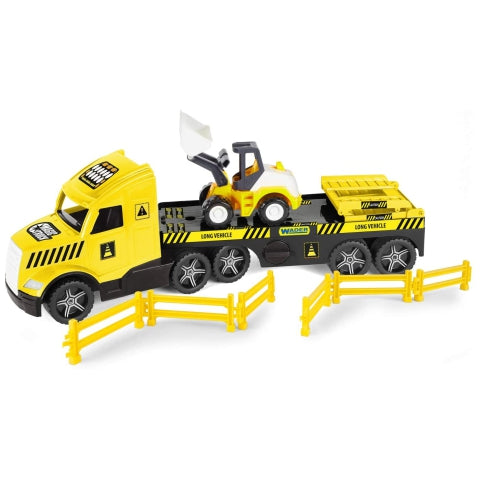 Wader camion cu buldozer Magic Truck Technic 80 cm 3 ani+