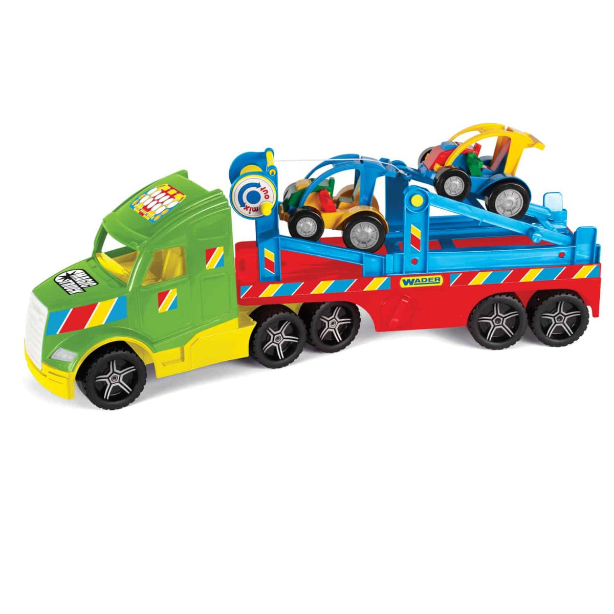 Wader camion Magic Truck Basic 78 cm 3 ani+ Camion cu vehicule buggy