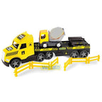 Wader camion Magic Truck Technic cu betoniera 79 cm 3 ani+ Galben cu gri