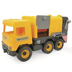 Wader camion Middle Truck Masina de gunoi 43 cm 3 ani+ Galben
