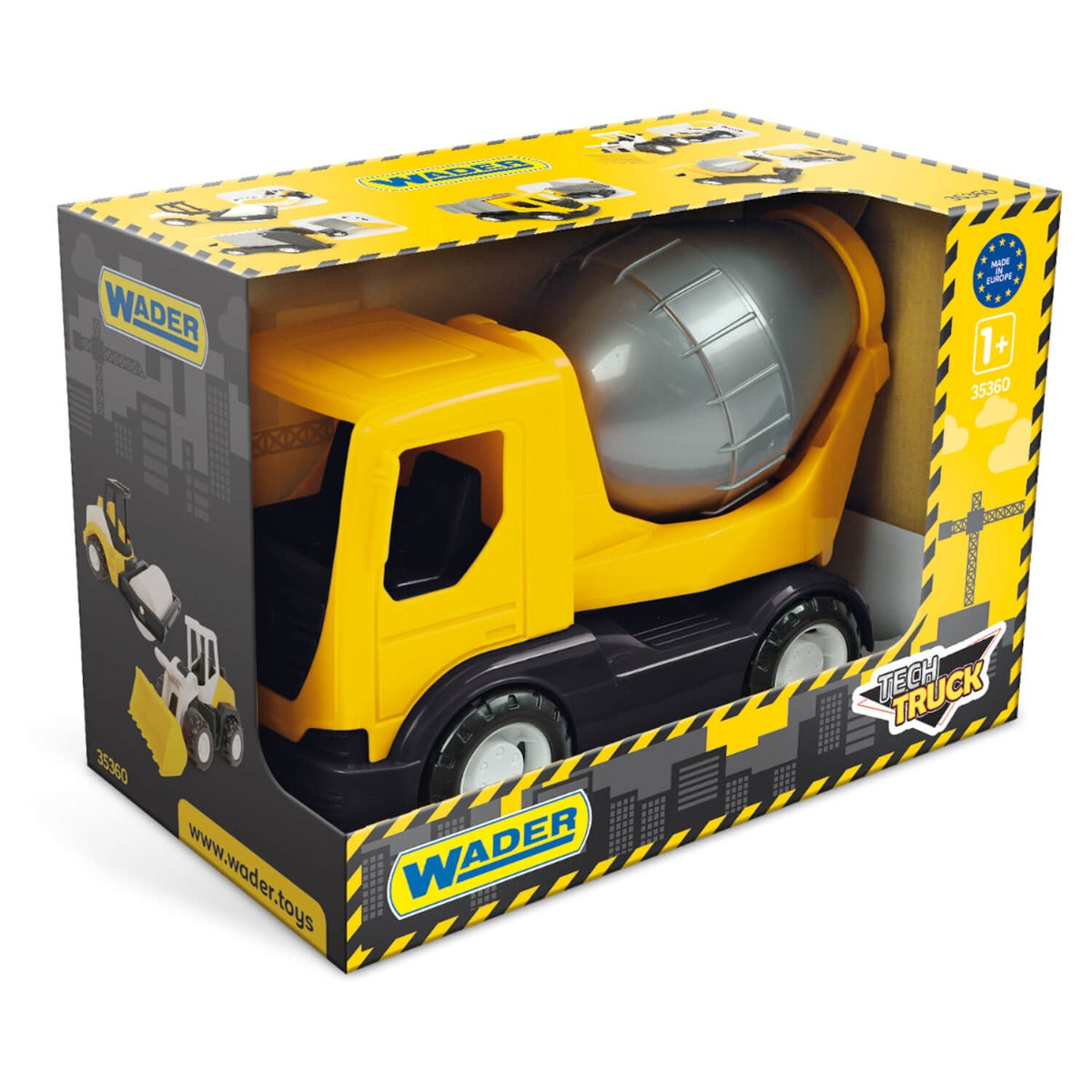 Wader camion Tech Truck betonoiera 23 cm 12m+ Galben