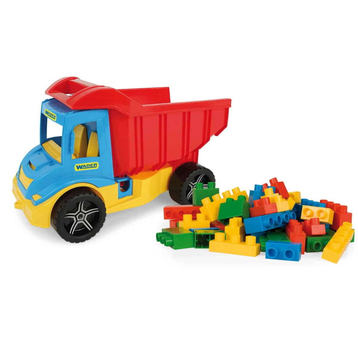 Wader set Multi Truck 38 cm 12m+ Camion cu cuburi de constructie Imagine principală a produsului