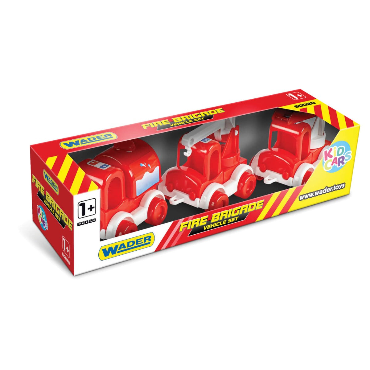 Wader set vehicule de pompieri Kid Cars 12m+
