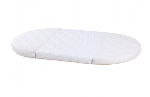 Waldin patut din lemn oval evolutiv 7in1 cu saltea