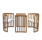 Waldin patut din lemn oval evolutiv 7in1 cu saltea