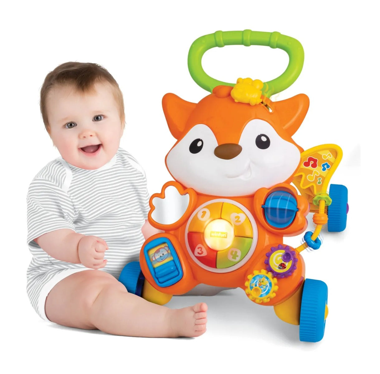 Winfun antepremergator vulpe cu lumini si sunete 6-36 luni