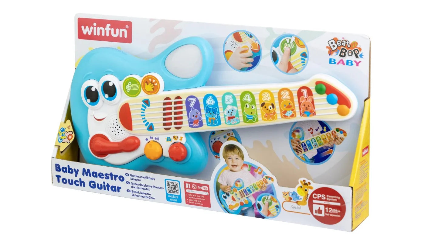 Winfun chitara cu sunete si lumini 12m+