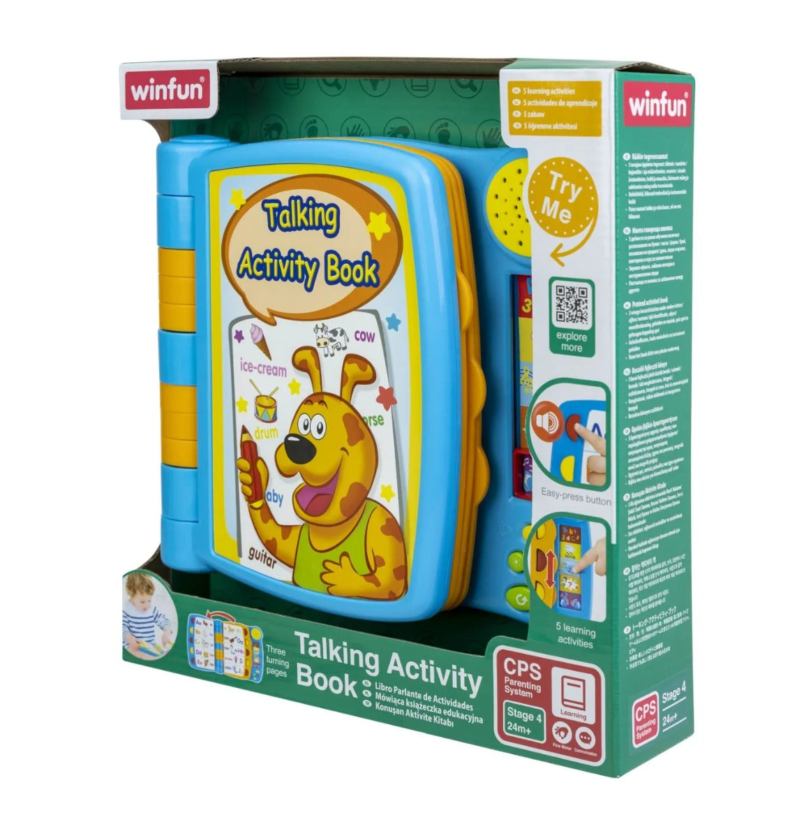 Winfun jucarie carte cu activitati 24m+