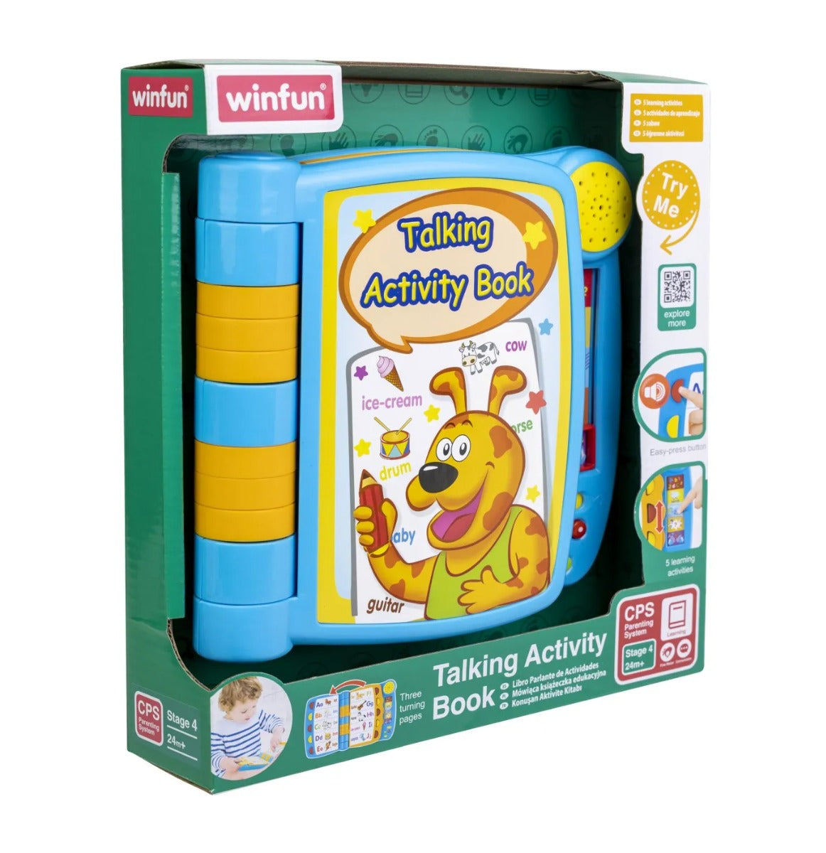 Winfun jucarie carte cu activitati 24m+