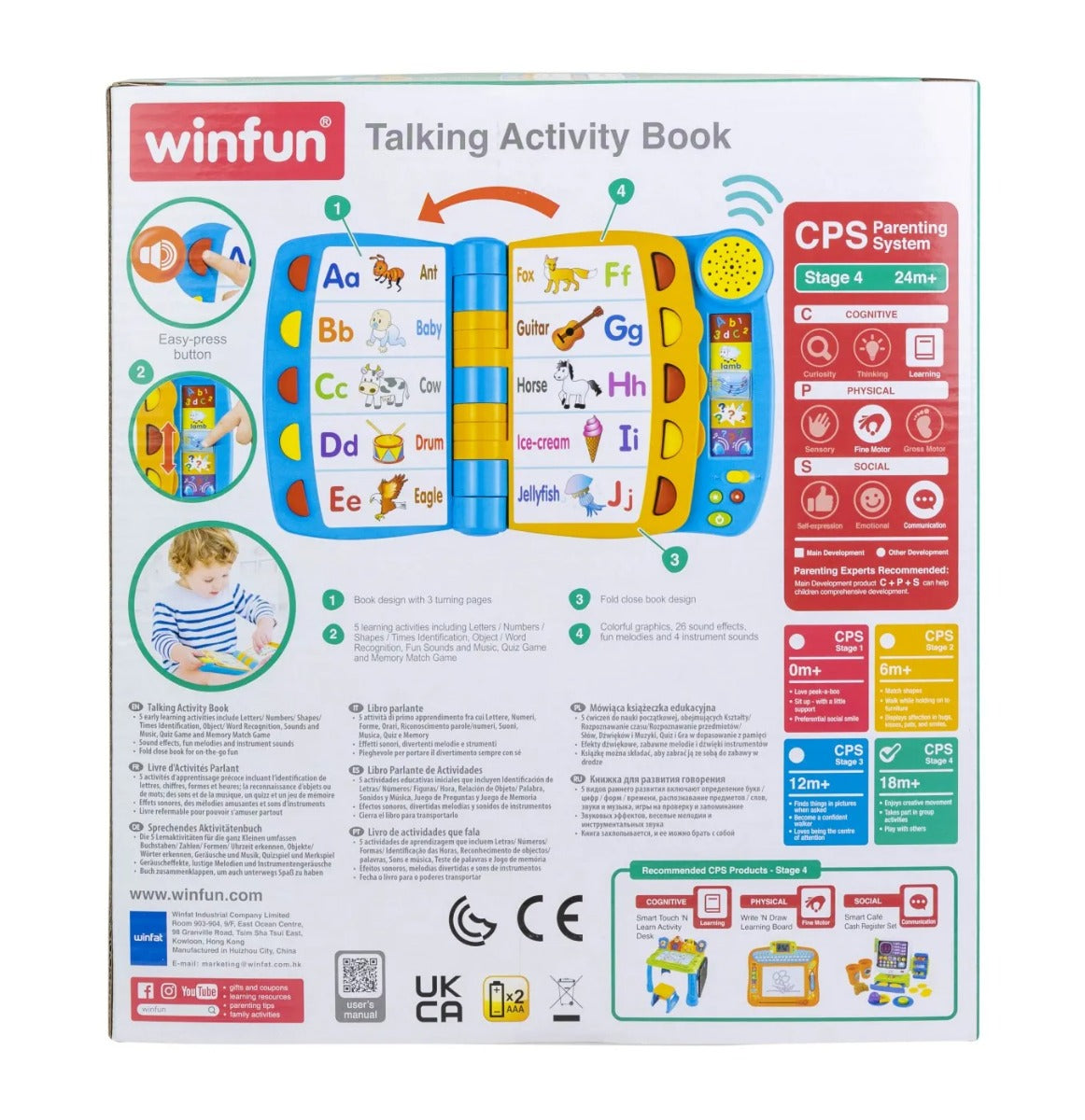 Winfun jucarie carte cu activitati 24m+