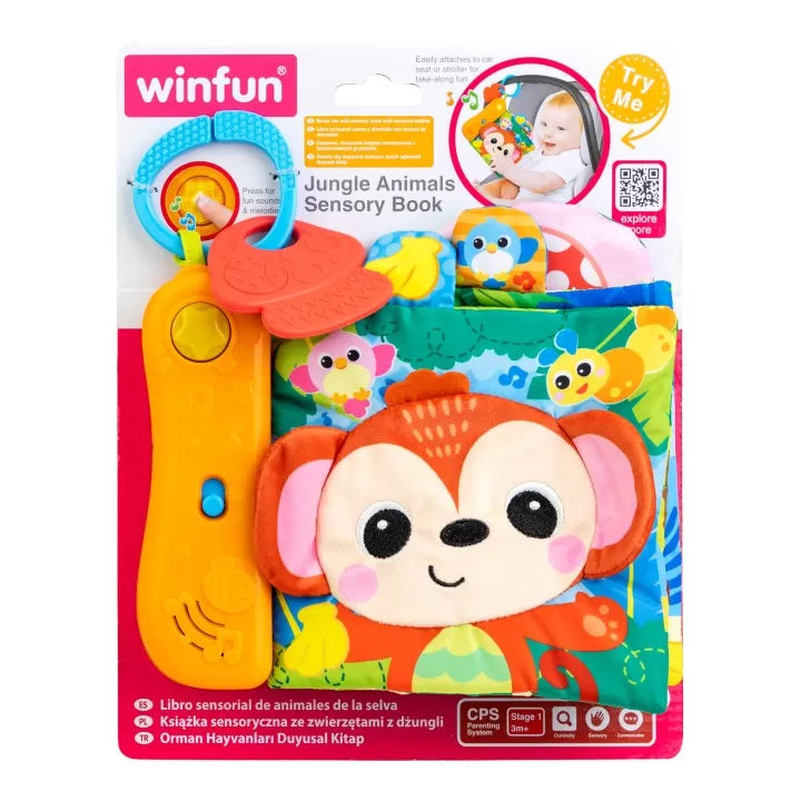 Winfun jucarie carte senzoriala 3m+