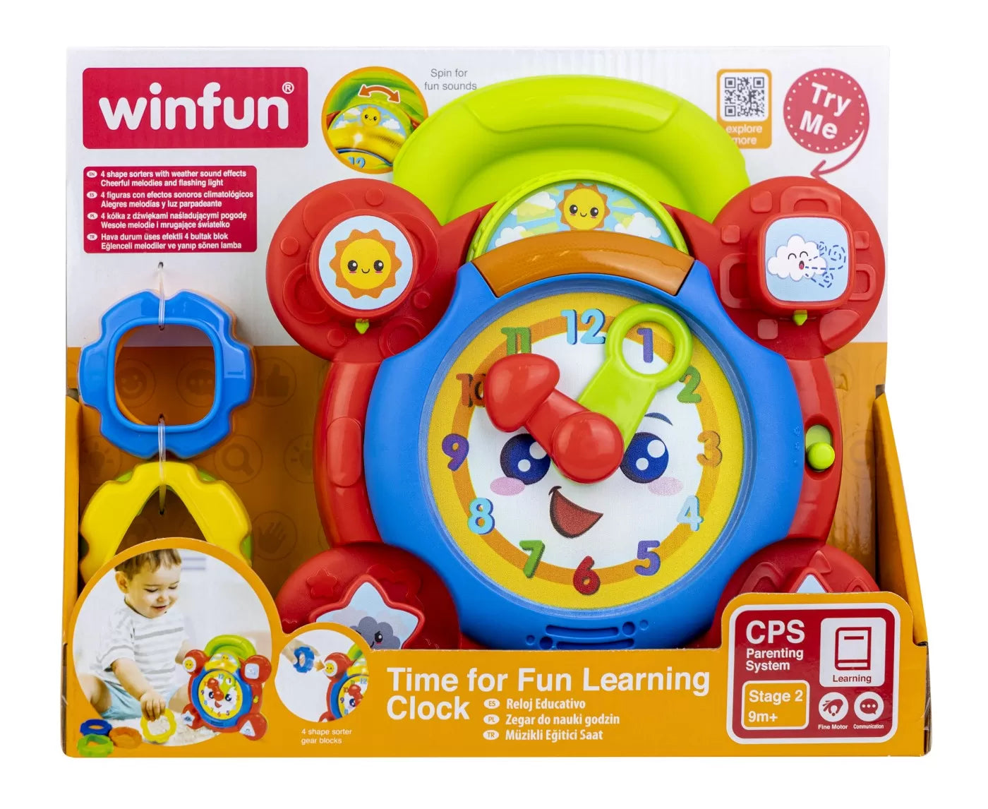 Winfun jucarie ceas cu activitati cu lumini si sunete 9m+