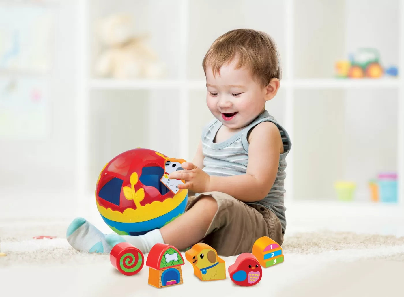 Winfun jucarie de sortatre bila 12m+
