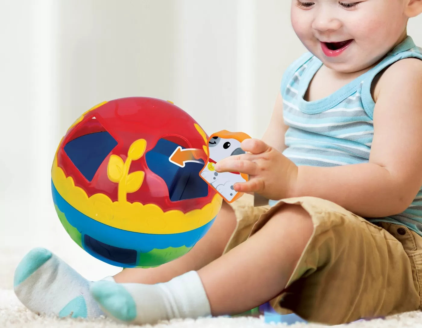 Winfun jucarie de sortatre bila 12m+v