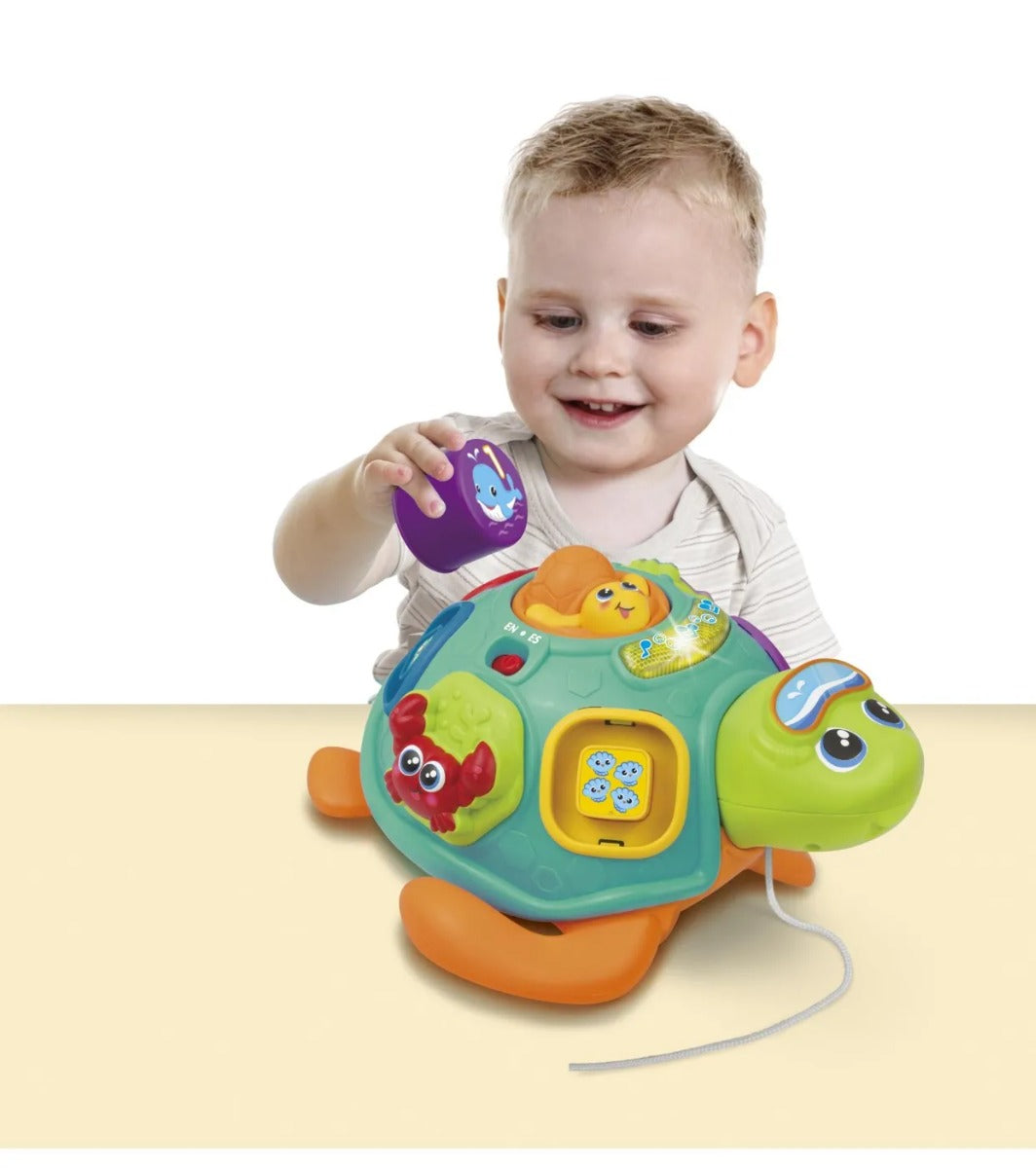 Winfun jucarie de tras testoasa cu forme 12m+