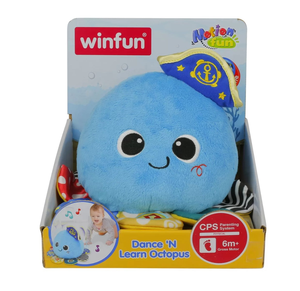 Winfun jucarie interactiva caracatita 6m+