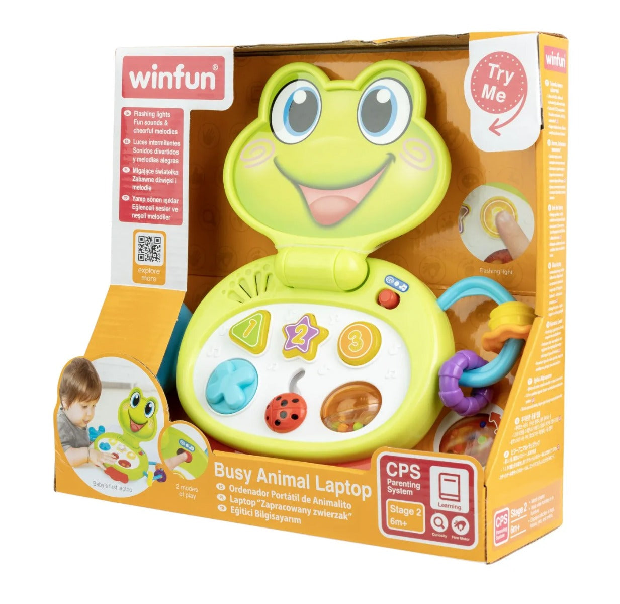 Winfun jucarie laptop interactiv 6m+ Broscuta