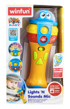 Winfun jucarie microfon cu sunete si lumini 12m+