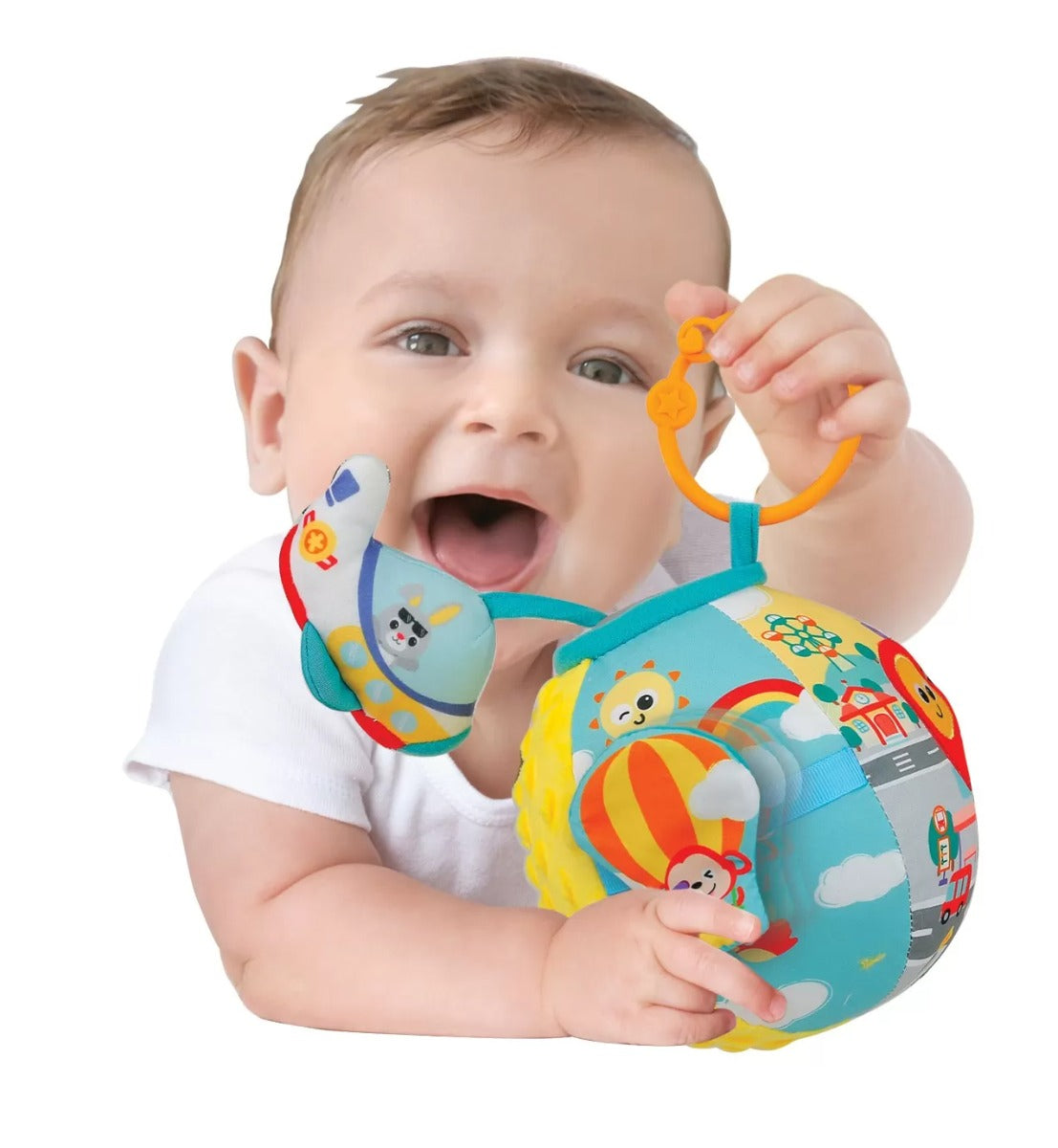Winfun jucarie minge din material textil 3m+