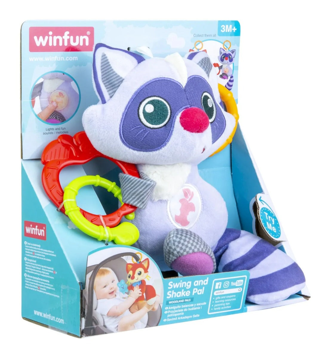 Winfun jucarie plus cu sunete si lumini 3m+ Raton