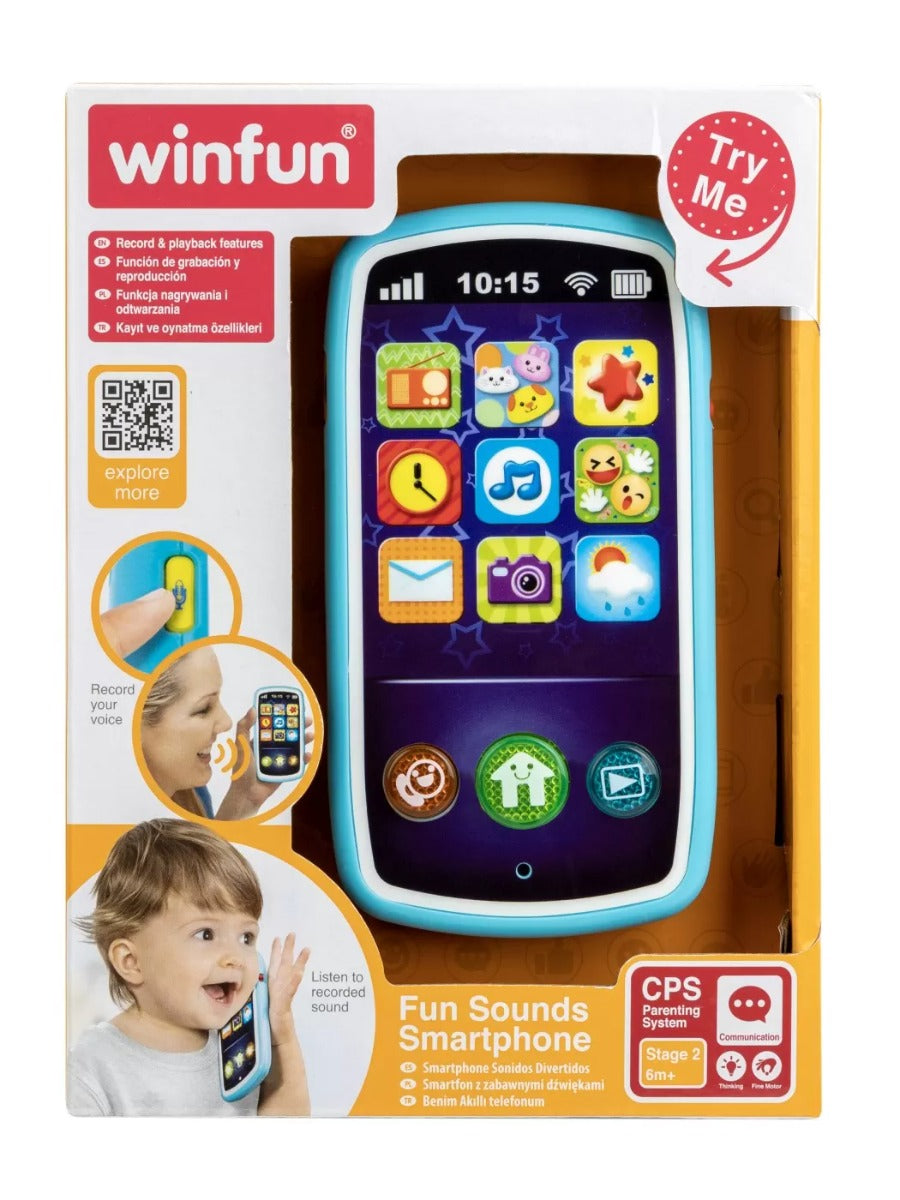 Winfun jucarie smartphone cu sunete amuzante 6m+