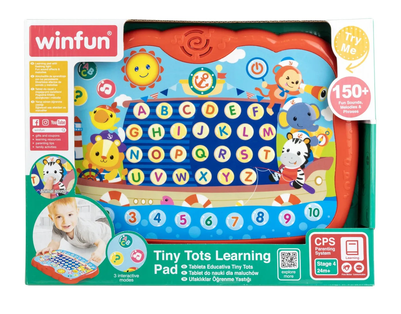 Winfun jucarie tableta educativa 24m+
