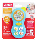 Winfun jucarie telefon pentru bebelusi 3m+ Albastru