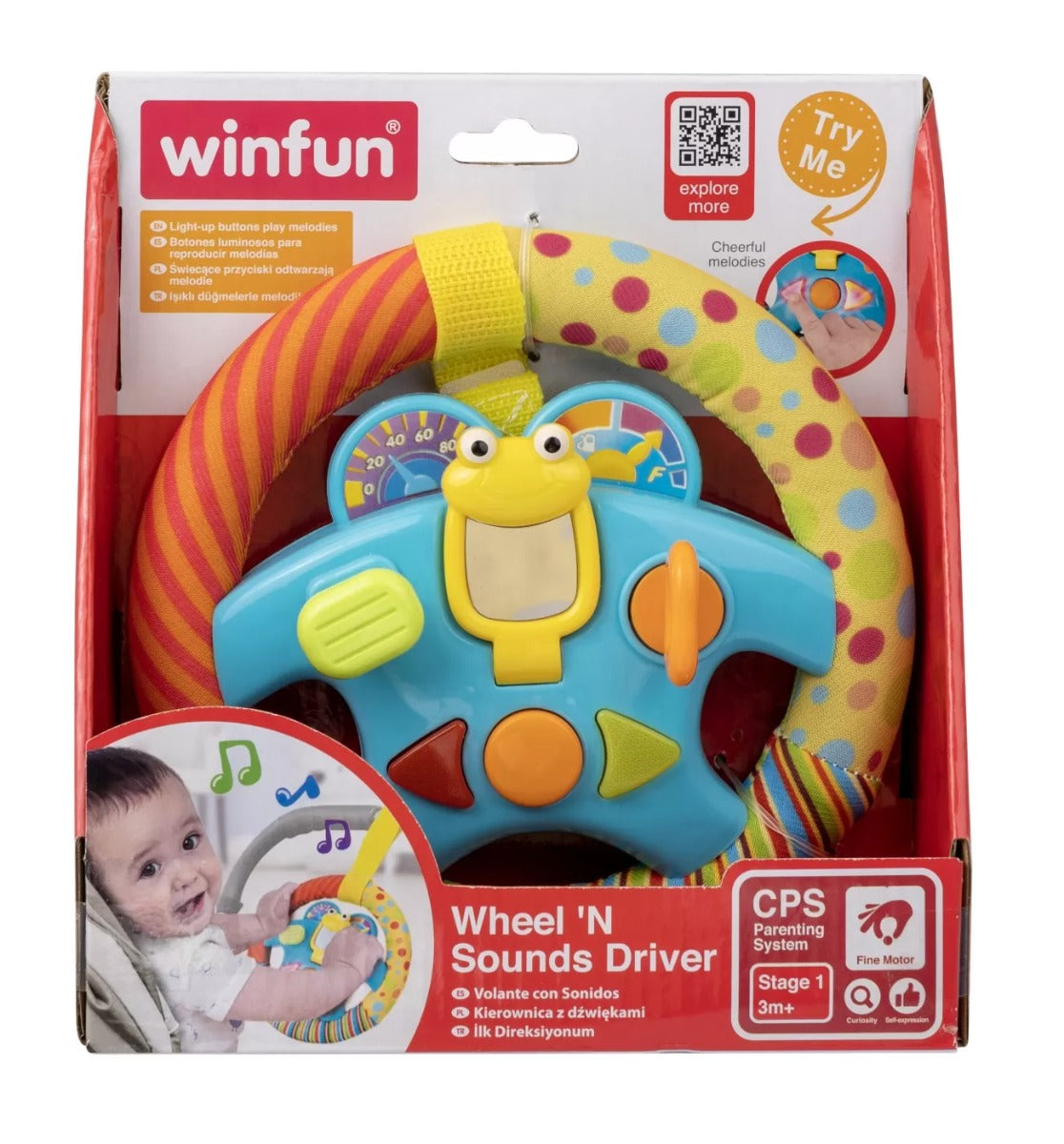 Winfun jucarie volan muzical 3m+