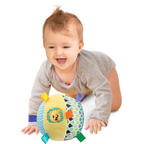 Winfun jucarie zornaitoare din material textil 3m+ Minge Leu