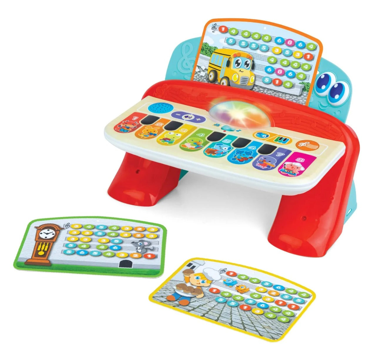 Winfun pian cu sunete si lumini cu 8 taste 12m+