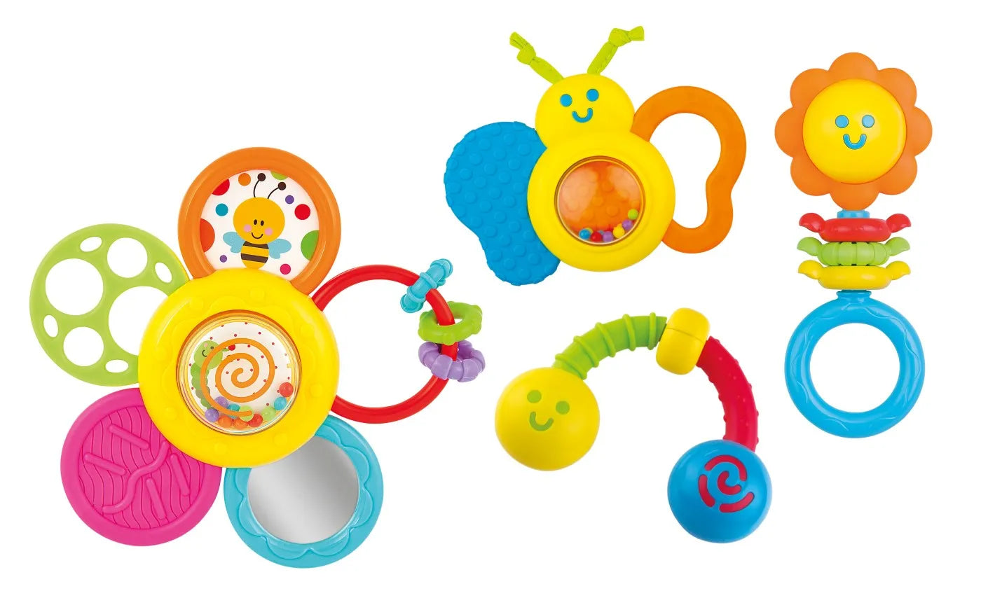 Winfun set 4 jucarii zornaitoare 0-18 luni