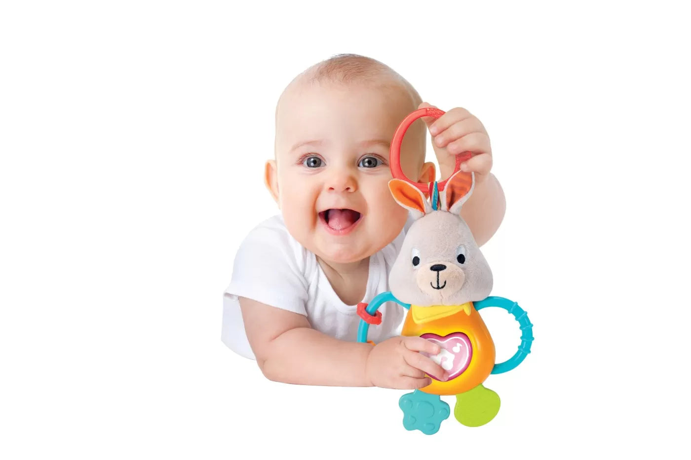 Winfun zornaitoare iepuras cu sunete si lumini 3m+