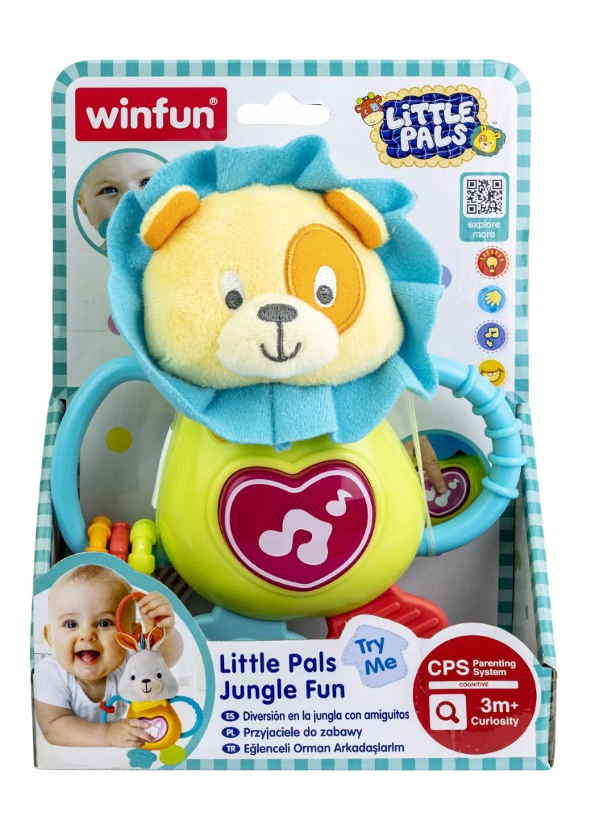 Winfun zornaitoare leu cu sunete si lumini 3m+