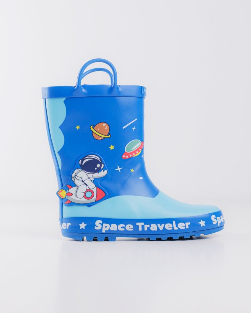 Wink cizme baieti de cauciuc 22-27 Navy Space Traveler