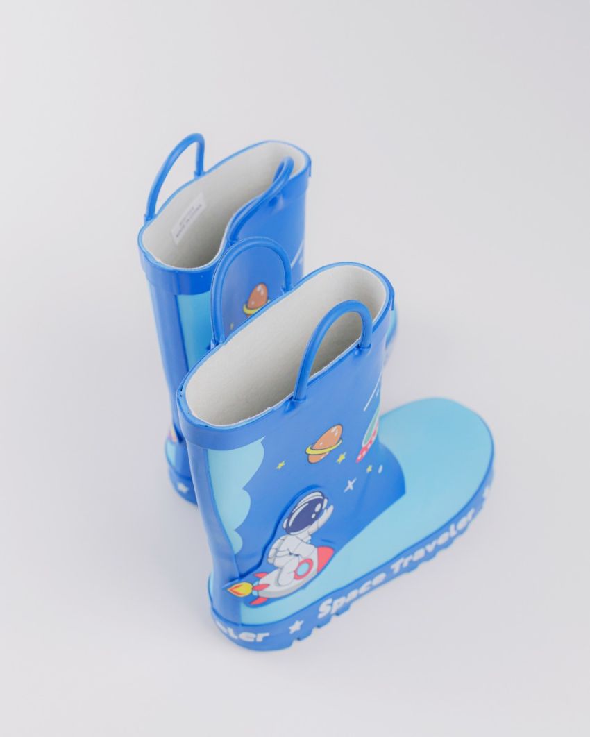 Wink cizme baieti de cauciuc 22-27 Navy Space Traveler