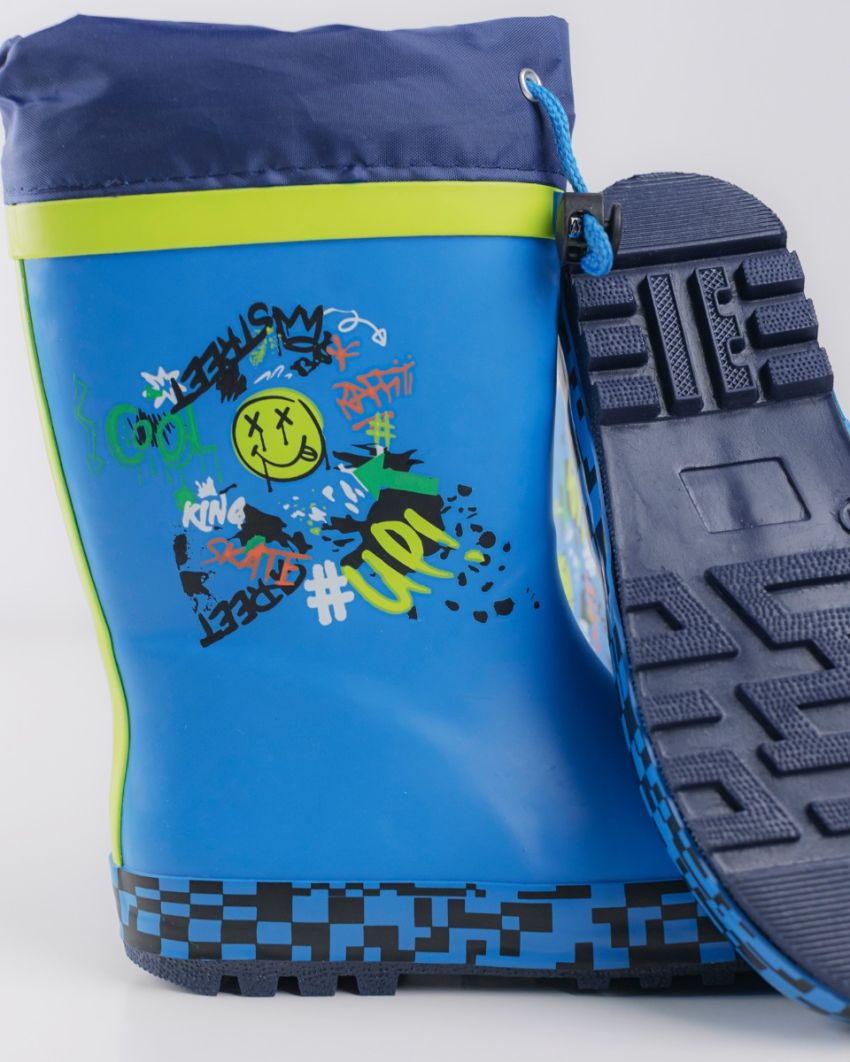 Wink cizme baieti de cauciuc 22-35 Blue Street 