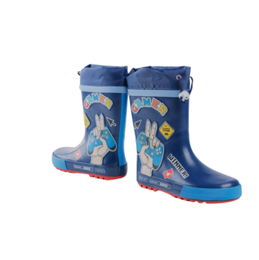 Wink cizme baieti de cauciuc 28-35 Navy Gamer Zone